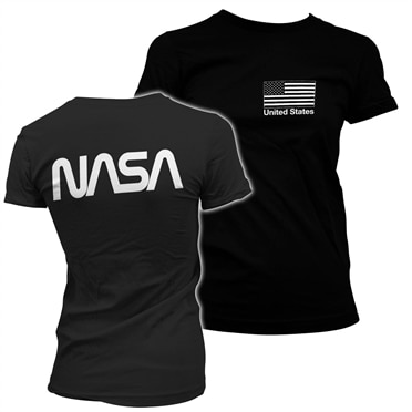 Läs mer om NASA Black Flag Girly Tee, T-Shirt