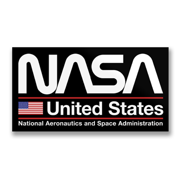 Läs mer om NASA - United States Sticker, Accessories
