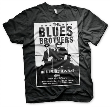 Läs mer om The Blues Brothers Poster T-Shirt, T-Shirt