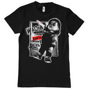 Läs mer om Chucky - Lets Be Friends T-Shirt, T-Shirt