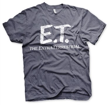 E.T. Extra-Terrestrial Distressed Logo T-Shirt, Basic Tee