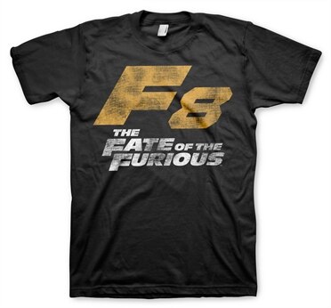 F8 Distressed Logo T-Shirt, Basic Tee