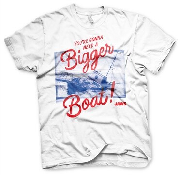 Läs mer om Jaws - Youre Gonna Need A Bigger Boat T-Shirt, T-Shirt