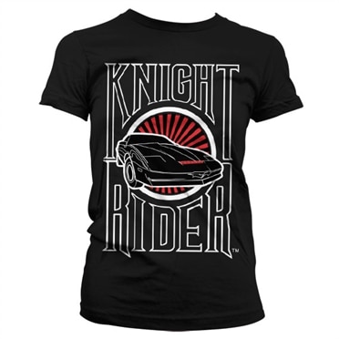 Knight Rider Sunset K.I.T.T. Girly T-Shirt, Girly Tee