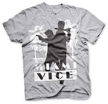 Läs mer om Miami Vice Silhuettes T-Shirt, T-Shirt
