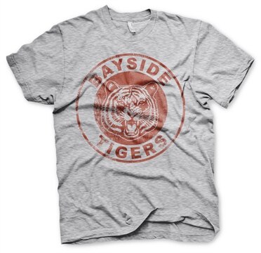 Bayside Tigers Washed Logo T-Shirt, Basic Tee
