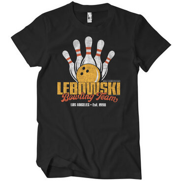 Läs mer om Lebowski Bowling Team T-Shirt, T-Shirt
