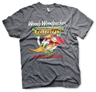 Woody Woodpecker Garage T-Shirt, Basic Tee