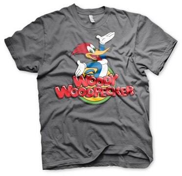 Woody Woodpecker Classic Logo T-Shirt, Basic Tee