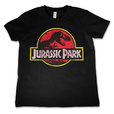 Jurassic Park Distressed Logo Kids T-Shirt, Kids T-Shirt