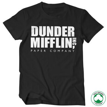 Läs mer om Dunder Mifflin Inc. Logo Organic T-Shirt, T-Shirt