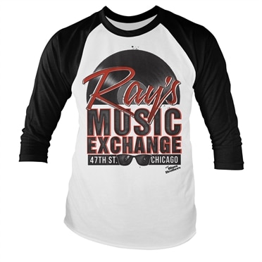 Läs mer om Rays Music Exchange - Baseball Long Sleeve Tee, Long Sleeve T-Shirt