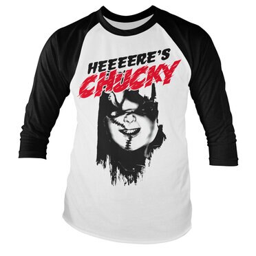 Läs mer om Heeeres Chucky Baseball Long Sleeve Tee, Long Sleeve T-Shirt