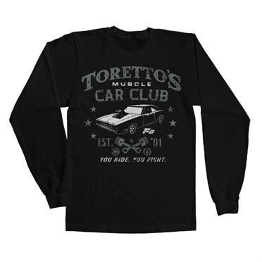 Läs mer om Torettos Muscle Car Club Long Sleeve Tee, Long Sleeve T-Shirt
