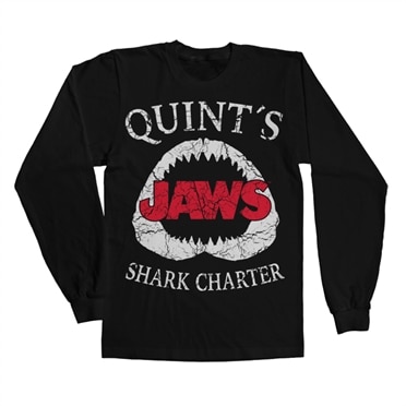 Jaws - Quint´s Shark Charter Long Sleeve Tee, Long Sleeve T-Shirt