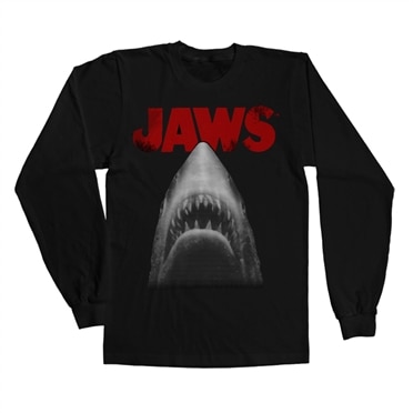 Läs mer om Jaws Poster Long Sleeve Tee, Long Sleeve T-Shirt