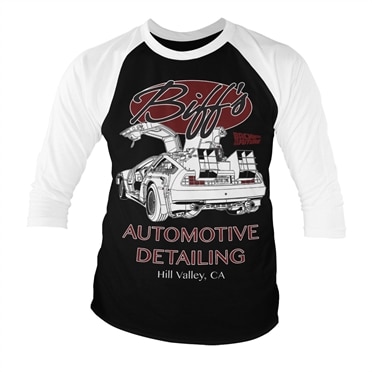 Läs mer om Biffs Automotive Detailing Baseball 3/4 Sleeve Tee, Long Sleeve T-Shirt