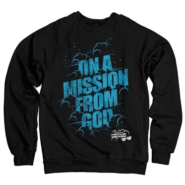 Läs mer om On A Mission From God - Blues Brothers Sweatshirt, Sweatshirt
