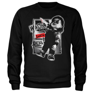 Läs mer om Chucky - Lets Be Friends Sweatshirt, Sweatshirt