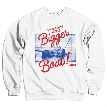 Läs mer om Jaws - Youre Gonna Need A Bigger Boat Sweatshirt, Sweatshirt