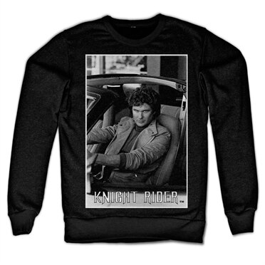 Läs mer om Hasselhoff In Knight Rider Sweatshirt, Sweatshirt