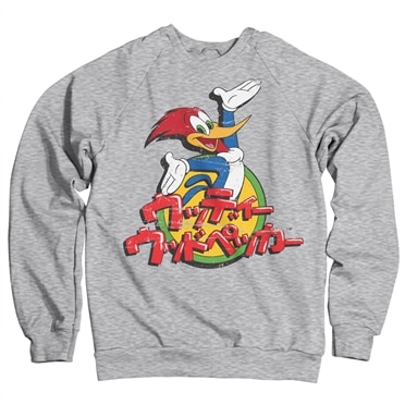 Läs mer om Woody Woodpecker Washed Japanese Logo Sweatshirt, Sweatshirt