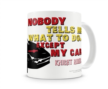 Läs mer om Knigh Rider - Nobody Tells Me Coffee Mug, Accessories
