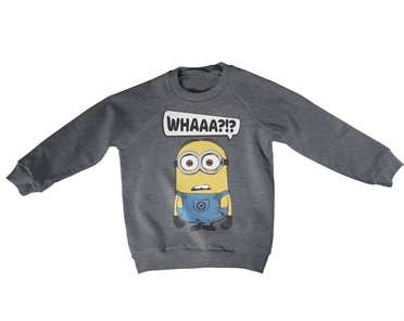Minions - Whaaa?!? Kids Sweatshirt, Kids Sweatshirt