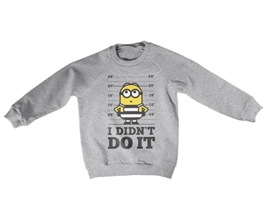 Läs mer om Minions - I Didnt Do It Kids Sweatshirt, Sweatshirt