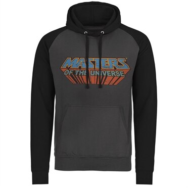Masters Of The Universe Washed Logo Baseball Hoodie, Baseball Hooded Pullover