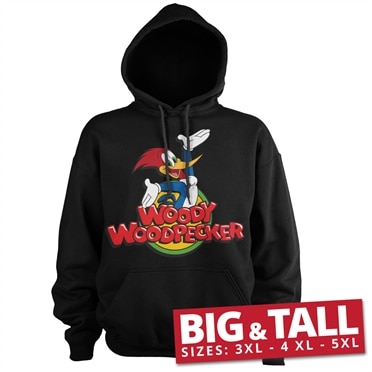 Woody Woodpecker Classic Logo Big & Tall Hoodie, Big & Tall Hooded Pullover