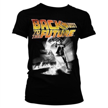 Back To The Future Poster Girly Tee, Girly Tee