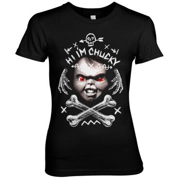 Läs mer om Hi Im Chucky Girly Tee, T-Shirt