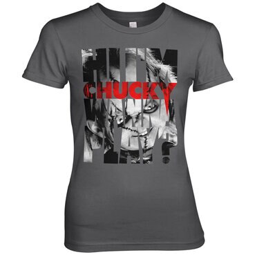 Läs mer om Chucky - Wanna Play Cutout Girly Tee, T-Shirt
