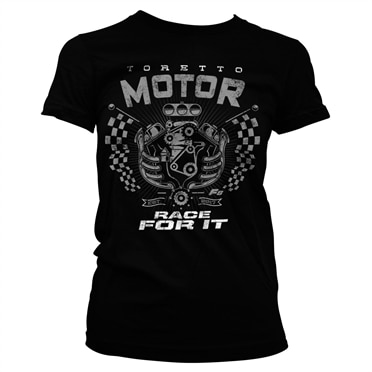 Toretto Motor - Race For It Girly Tee, Girly Tee