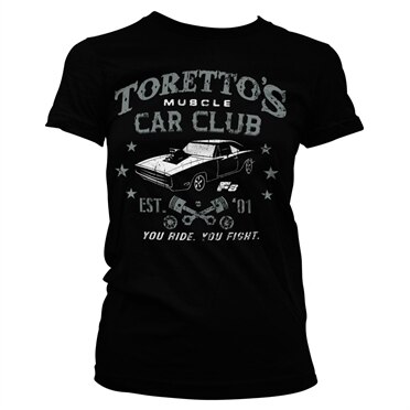 Läs mer om Torettos Muscle Car Club Girly Tee, T-Shirt