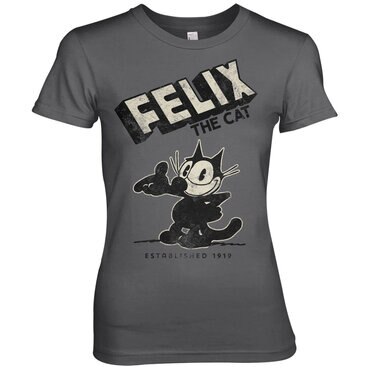 Läs mer om Felix The Cat - Est. 1919 Girly Tee, T-Shirt