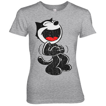 Läs mer om Hand Drawn Felix The Cat Girly Tee, T-Shirt