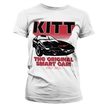Knight Rider - KITT The Original Smart Car Girly T-Shirt, Girly T-Shirt