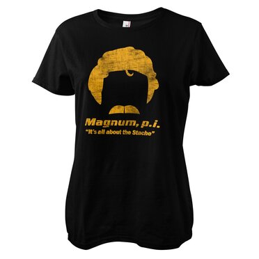 Läs mer om Magnum P.I. - Stache Girly Tee, T-Shirt