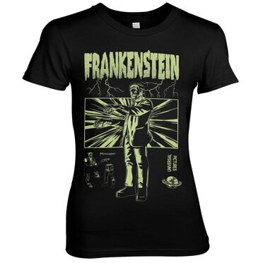 Läs mer om Frankenstein Retro Girly Tee, T-Shirt