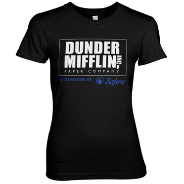 Läs mer om Dunder Mifflin - Division of Sabre Girly Tee, T-Shirt