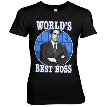 Läs mer om Worlds Best Boss Girly Tee, T-Shirt