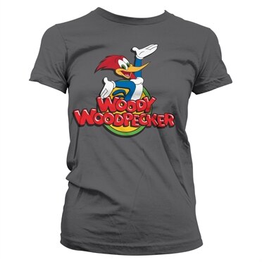 Woody Woodpecker Classic Logo Girly Tee, Girly Tee