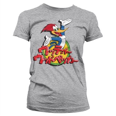 Läs mer om Woody Woodpecker Washed Japanese Logo Girly Tee, T-Shirt