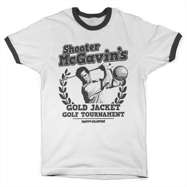 Läs mer om Shooter McGavins Golf Tournament Ringer Tee, T-Shirt