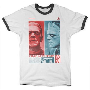 Läs mer om Frankenstein - Horror Show Ringer Tee, T-Shirt