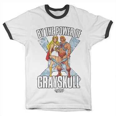 Läs mer om By The Power Of Grayskull Ringer Tee, T-Shirt