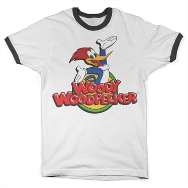 Woody Woodpecker Classic Logo Ringer Tee, Ringer Tee