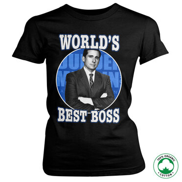 Läs mer om Worlds Best Boss Organic Girly Tee, T-Shirt